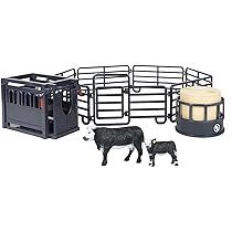 12-Piece Ranch Set - 1:20 Scale - Farm Toy Set - Proprietary Blend of Plastic - Durable & Lifelike - | Amazon (US)