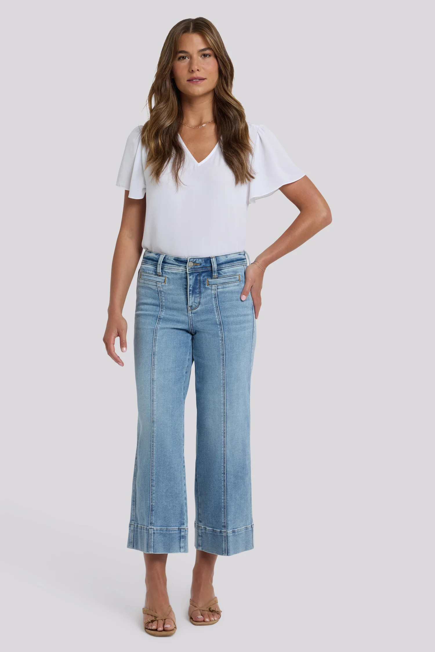 Teresa Wide Leg Ankle Jeans | NYDJ