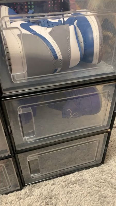 My sneaker collection is growing quickly. I wanted to store my Jordan’s nicely. These clear cases are perfect to store your shoes or hats. #Home #SneakerCollector #Sneakers #SneakerHead #Jordans #Storage #AtHomewithDSF 

#LTKshoecrush #LTKhome