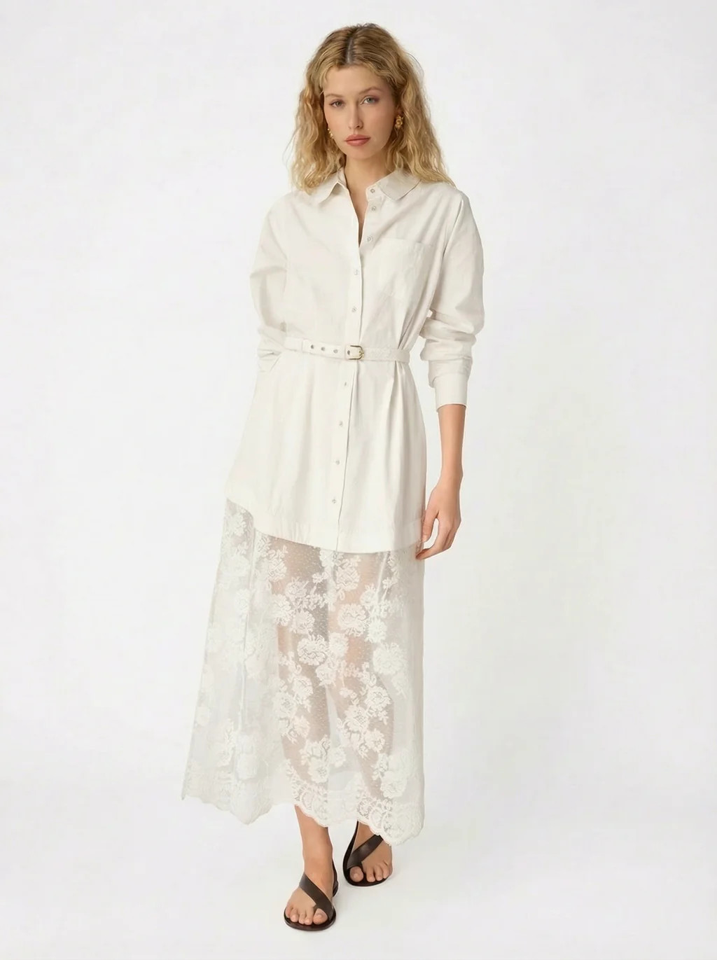 Niveen Midi Dress Macadamia | CAMI NYC