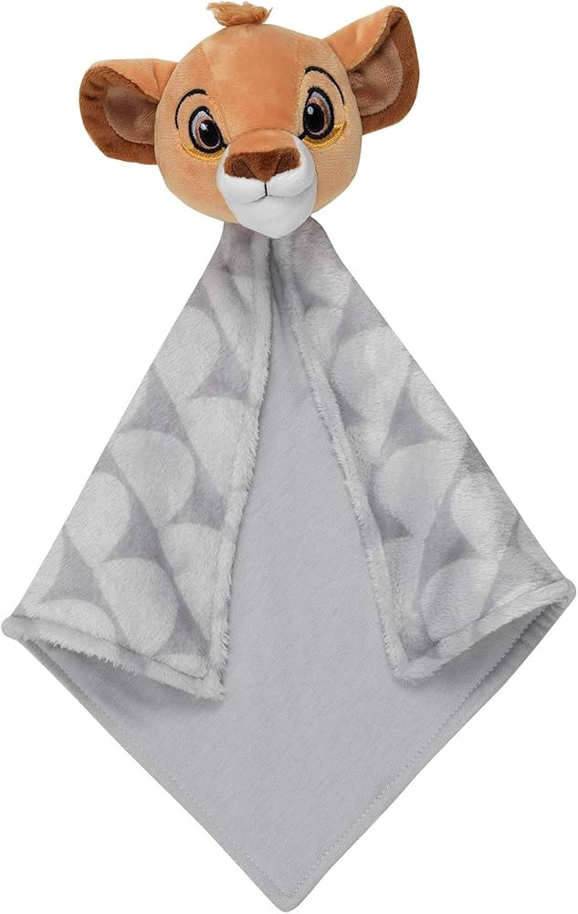 Lambs & Ivy Disney Baby The Lion King Lovey Gray Plush Security Blanket | Amazon (US)