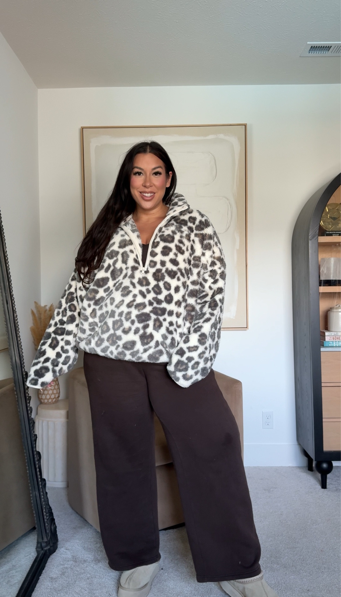 Wearing a size XL top and XL long sweats - use code BONNIE20
-
-
-
Midsize fall outfit, fall style, fall trends, loungewear outfit, comfy outfit, drop off outfit

#LTKMidsize #LTKSaleAlert #LTKHoliday