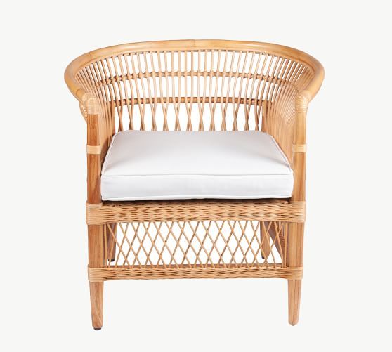 Jonqui Rattan Accent Chair | Pottery Barn (US)
