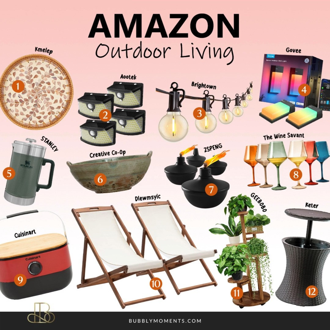 Make the most of sunny days with these Outdoor Living and Entertaining Must Haves ☀️ These Amazon finds are perfect for upgrading your patio, balcony, or backyard and making every gathering feel special. From comfy outdoor seating and cozy cushions to string lights, serving pieces, and stylish decor, these essentials help you create a space that’s both functional and inviting.
Whether you’re hosting a backyard BBQ, a casual dinner with friends, or just relaxing outside with family, the right setup makes everything easier and more enjoyable. Add simple touches like warm lighting and layered textures to create a welcoming outdoor vibe everyone will love.
Tap to explore all my outdoor favorites and save this post for your next get-together 🌿
#LTKHome #OutdoorLiving #OutdoorEntertaining #PatioDecor #BackyardGoals #AmazonFinds #HomeInspo #SummerVibes #OutdoorDecor #PatioSeason #EntertainingAtHome #GardenParty #HomeEssentials  

 