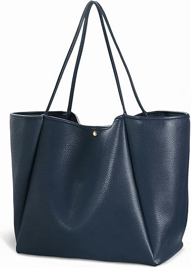 HOXIS Oversize Pu Leather Tote Women Weekender Bag Shopper Handbag Travel Purse | Amazon (US)