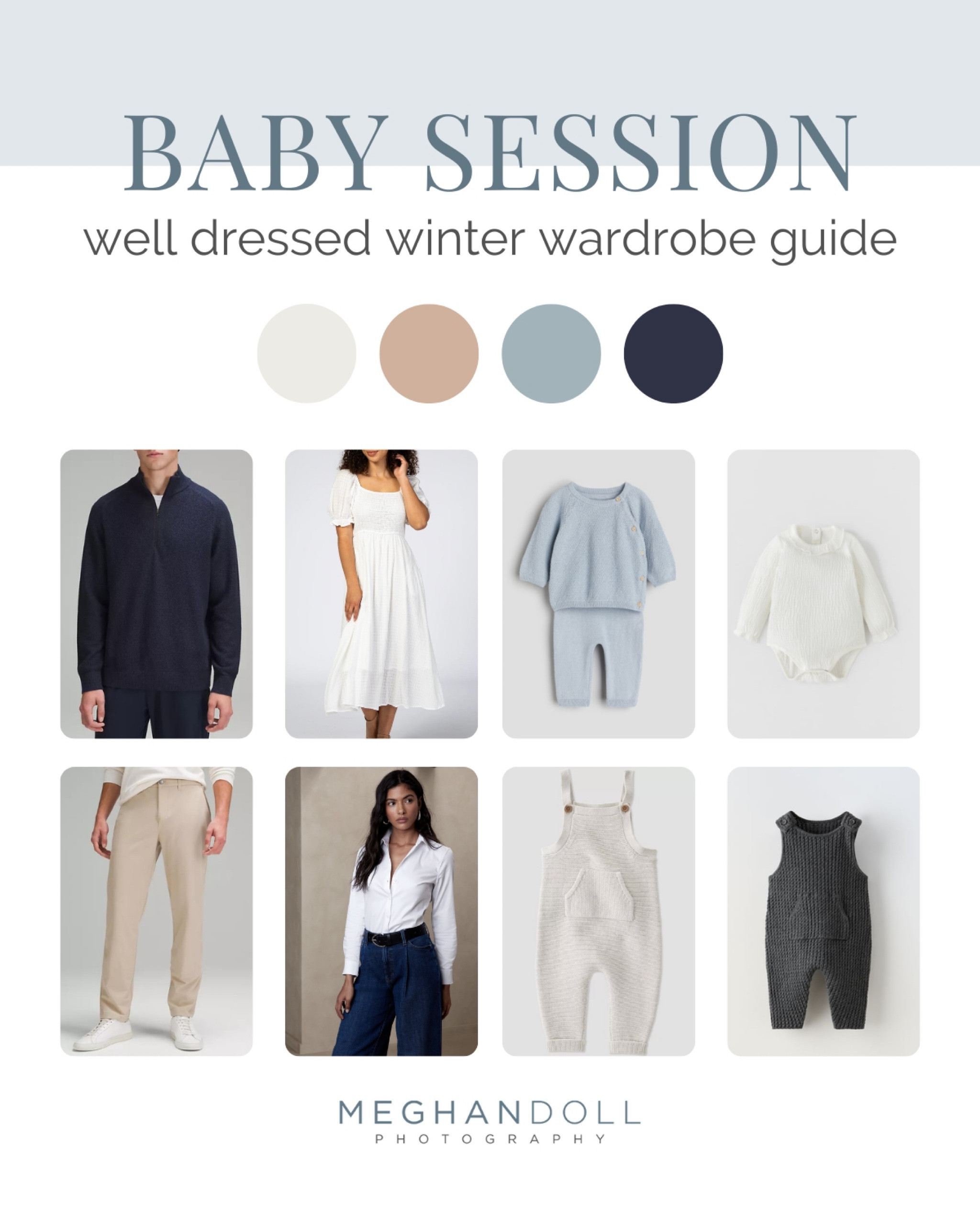 A Chic Wardrobe Guide for Your Picture-Perfect Family ✨ 

Elevate your photo game with our Baby Session Style Guide! From adorable baby fashion to coordinating outfits that capture love, let's curate a wardrobe that's as stylish as it is heartwarming.

#LTKbaby #LTKstyletip #LTKfamily