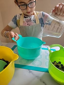 Tovla Jr. Cooking and Baking Montessori Mixing Bowl and Pitcher Set for Kids - Baking Supplies fo... | Amazon (US)