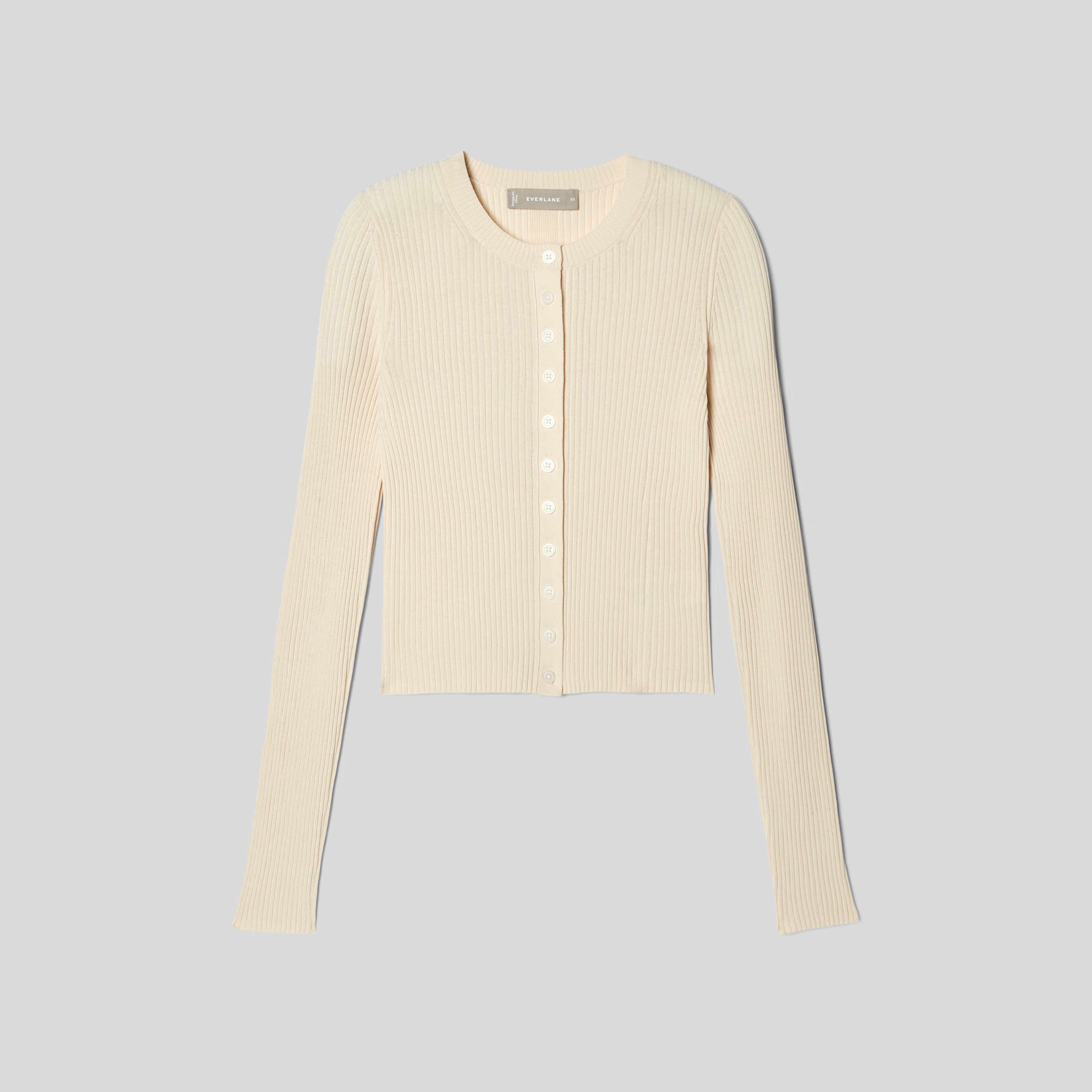 The Ribbed Cropped Cardigan | Everlane