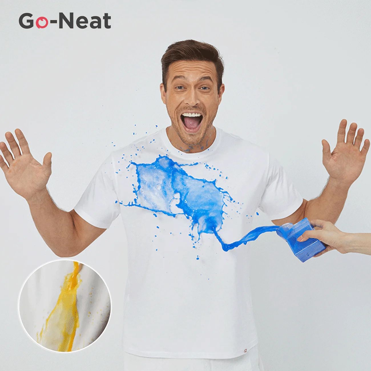 Go-Neat Water Repellent and Stain Resistant T-Shirts for Men | PatPat