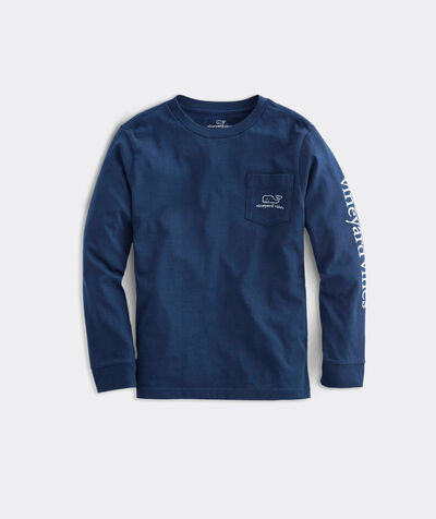 Kids' Vintage Whale Long-Sleeve Graphic Tee | vineyard vines
