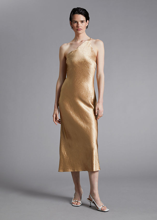 One-Shoulder Satin Midi Dress | & Other Stories (EU + UK)