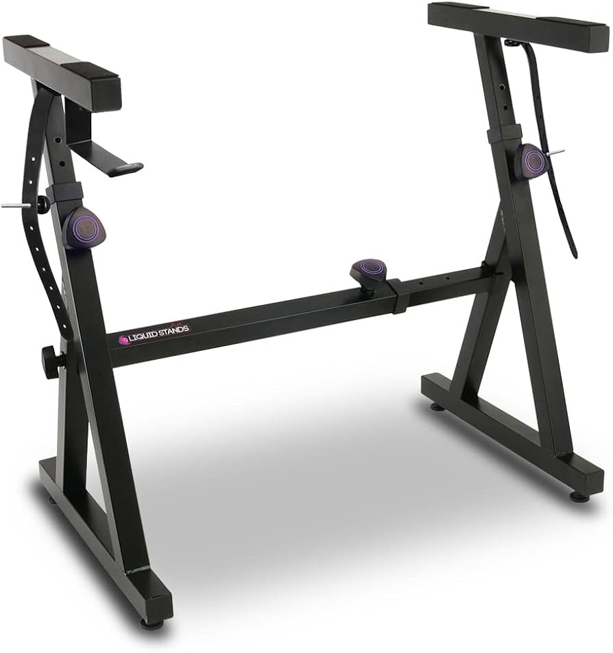 Liquid Stands Piano Keyboard Stand - Z Style Adjustable and Portable Heavy Duty Music Stand for K... | Amazon (US)