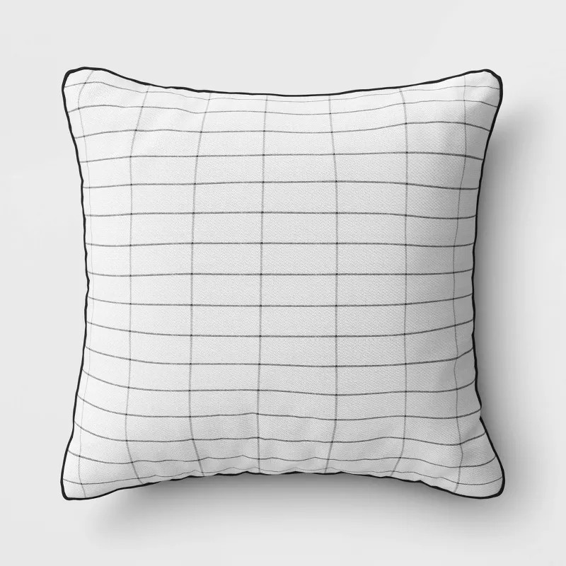 Woven Grid Square Throw Pillow - Room Essentials™ | Target