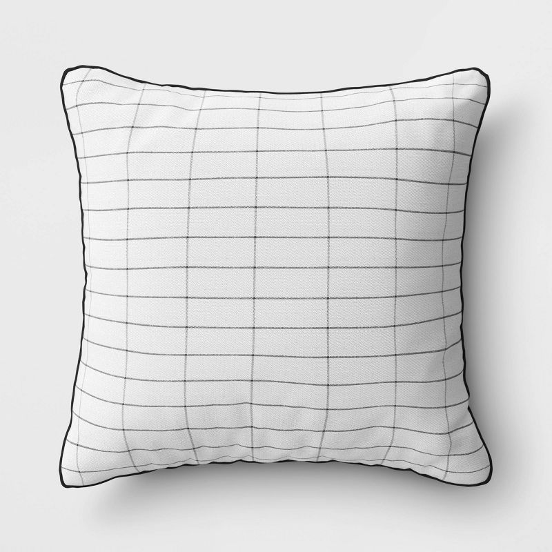Woven Grid Square Throw Pillow - Room Essentials™ | Target