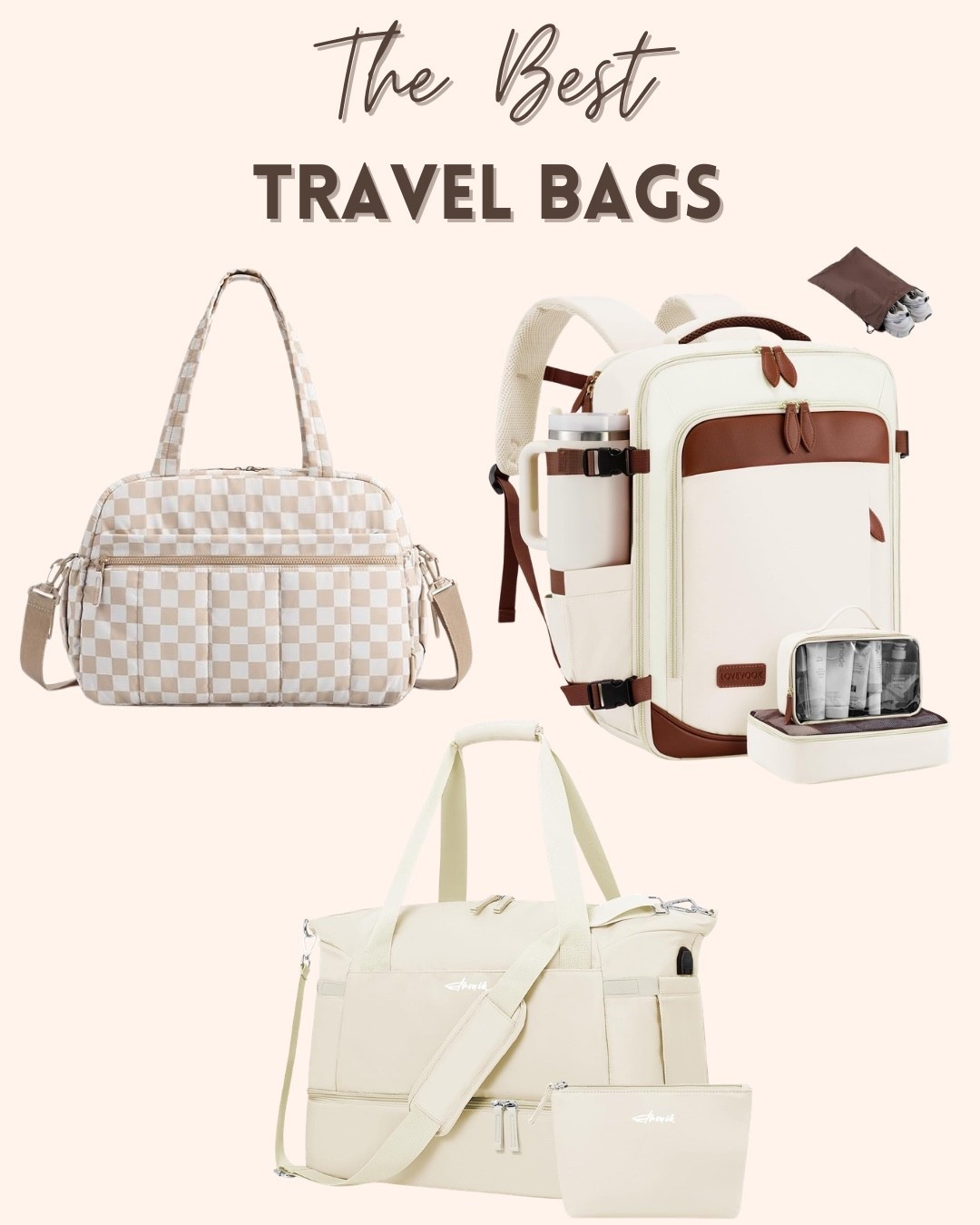 The best travel bags for your upcoming trip! 

#LTKTravel #LTKSeasonal #LTKselfcare