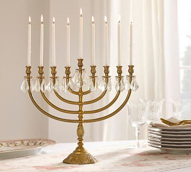 LoveShackFancy Chandelier Menorah | Pottery Barn (US)
