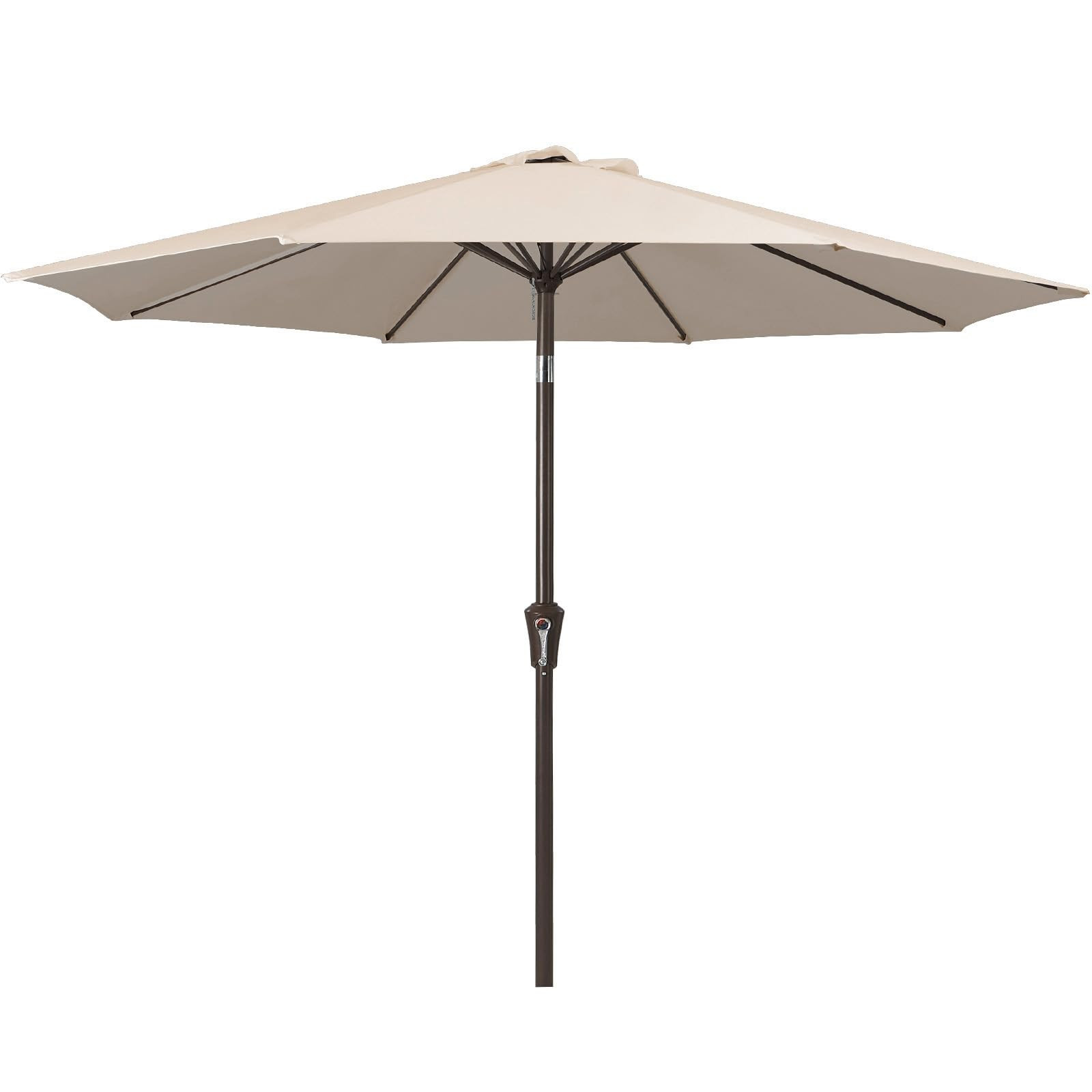 JEAREY 9FT Outdoor Patio Umbrella Outdoor Table Umbrella with Push Button Tilt and Crank, Market ... | Amazon (US)