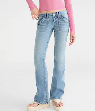 Low-Rise Flare Flap Pocket Jean | Aeropostale