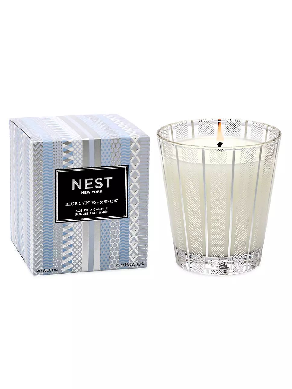 Blue Cypress & Snow Scented Candle | Saks Fifth Avenue