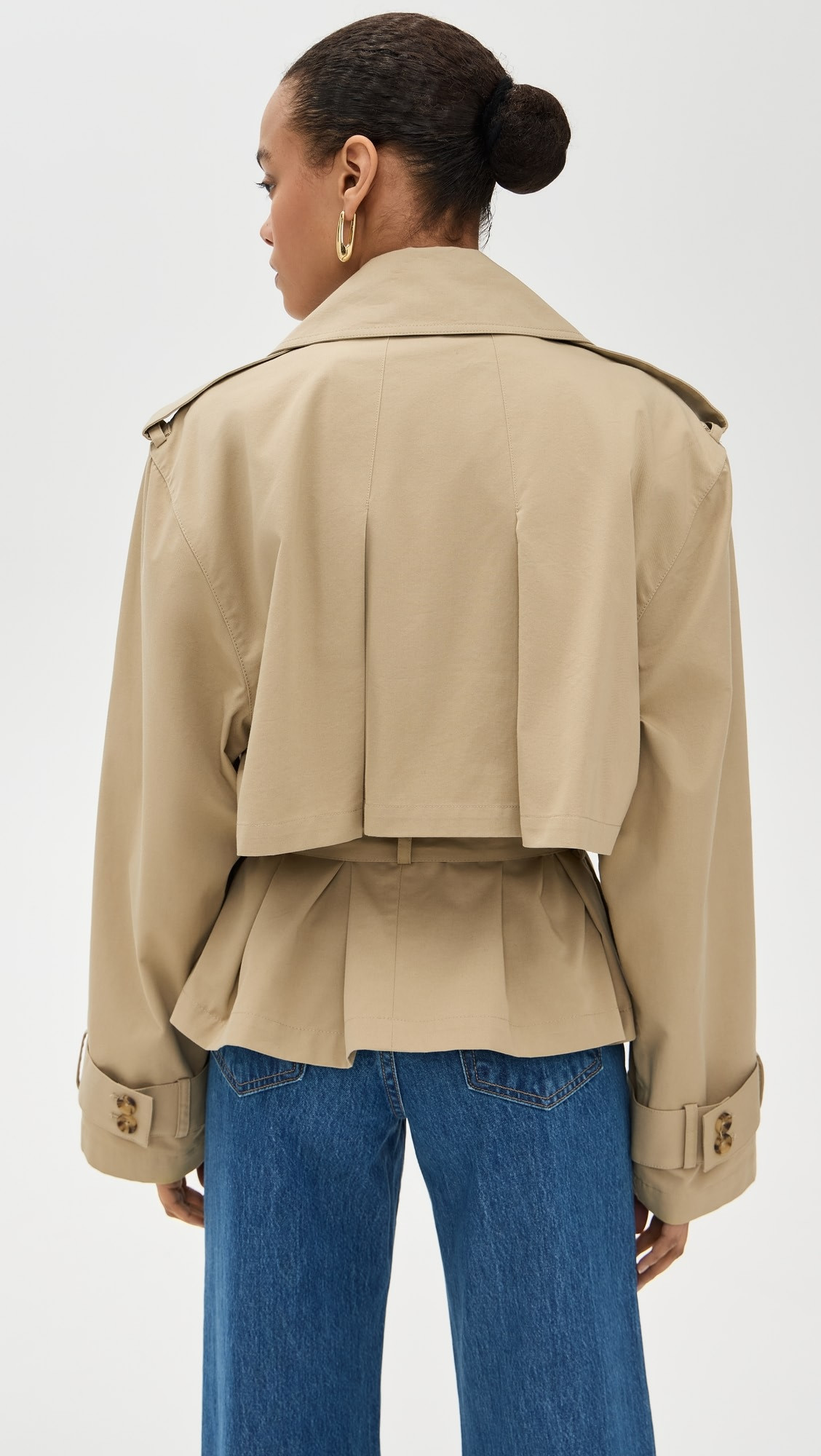 The Liz Cropped Trench Coat | Shopbop