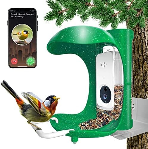 Fussbric Smart Bird Feeder with Camera, AI Recognition and Bird Sensing, Smart Wild Bird Feeder w... | Amazon (US)