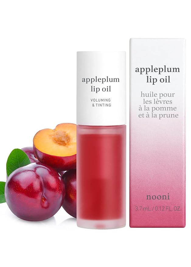 NOONI Korean Lip Oil - Appleplum | with Apple Seed Oil, Lip Stain, Gift, Moisturizing, Glowing, R... | Amazon (US)