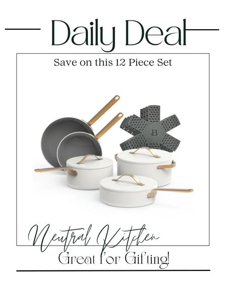 Pretty 12 piece cookware set now on SALE! Walmart home 
Wedding gift 
Mother’s Day gift 
gift guide 



#LTKsalealert #LTKfindsunder100 #LTKhome