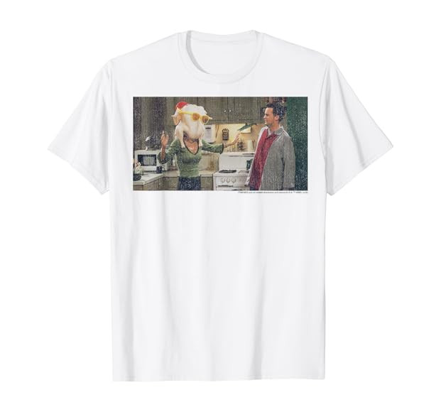 Friends Thanksgiving Turkey Head Monica Portrait T-Shirt | Amazon (US)