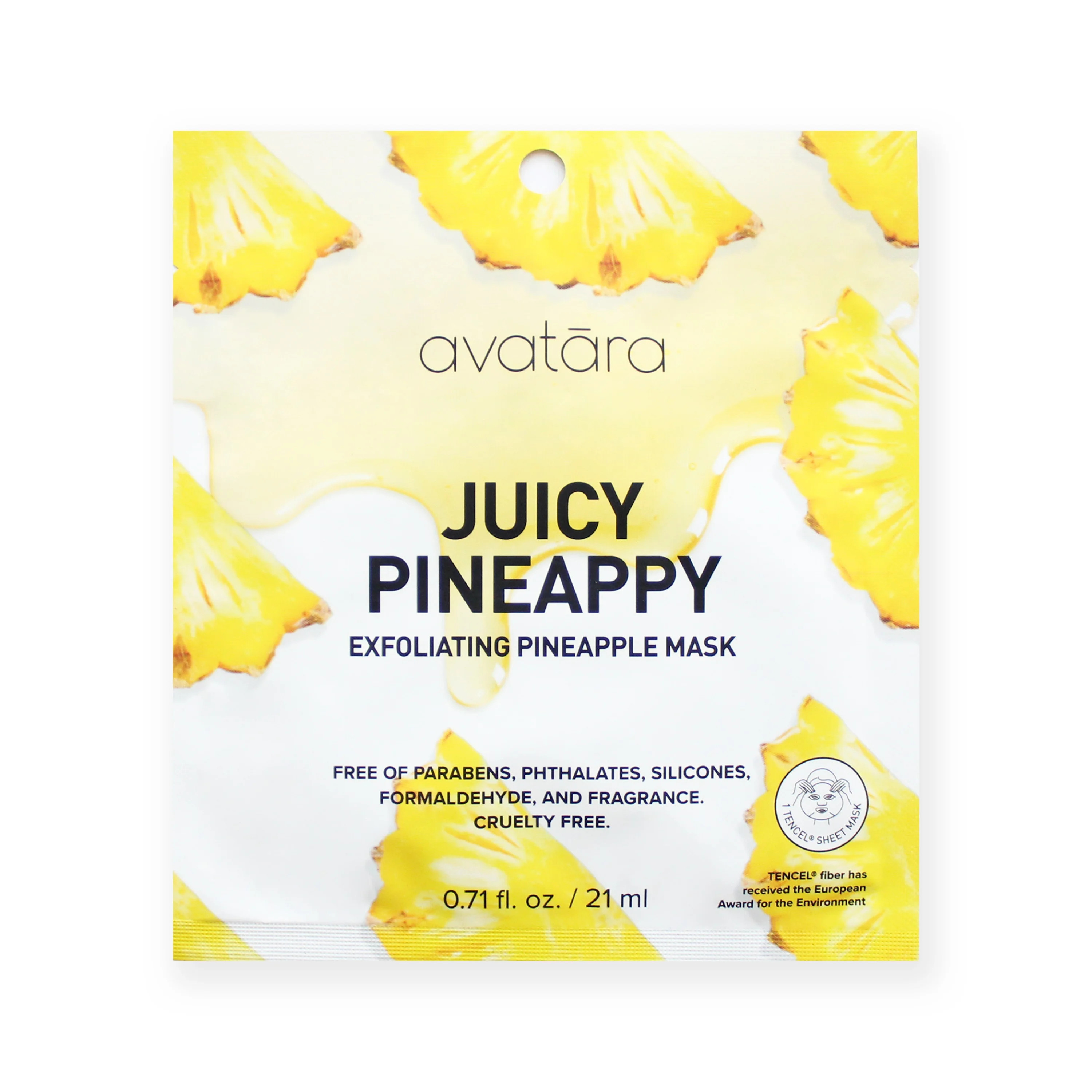 Avatara Pineappy Face Sheet Mask for All Skin Types | Walmart (US)