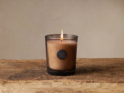 Signature Candle in Sandalwood Leaf and Tobacco , 36 OZ | Arhaus | Arhaus