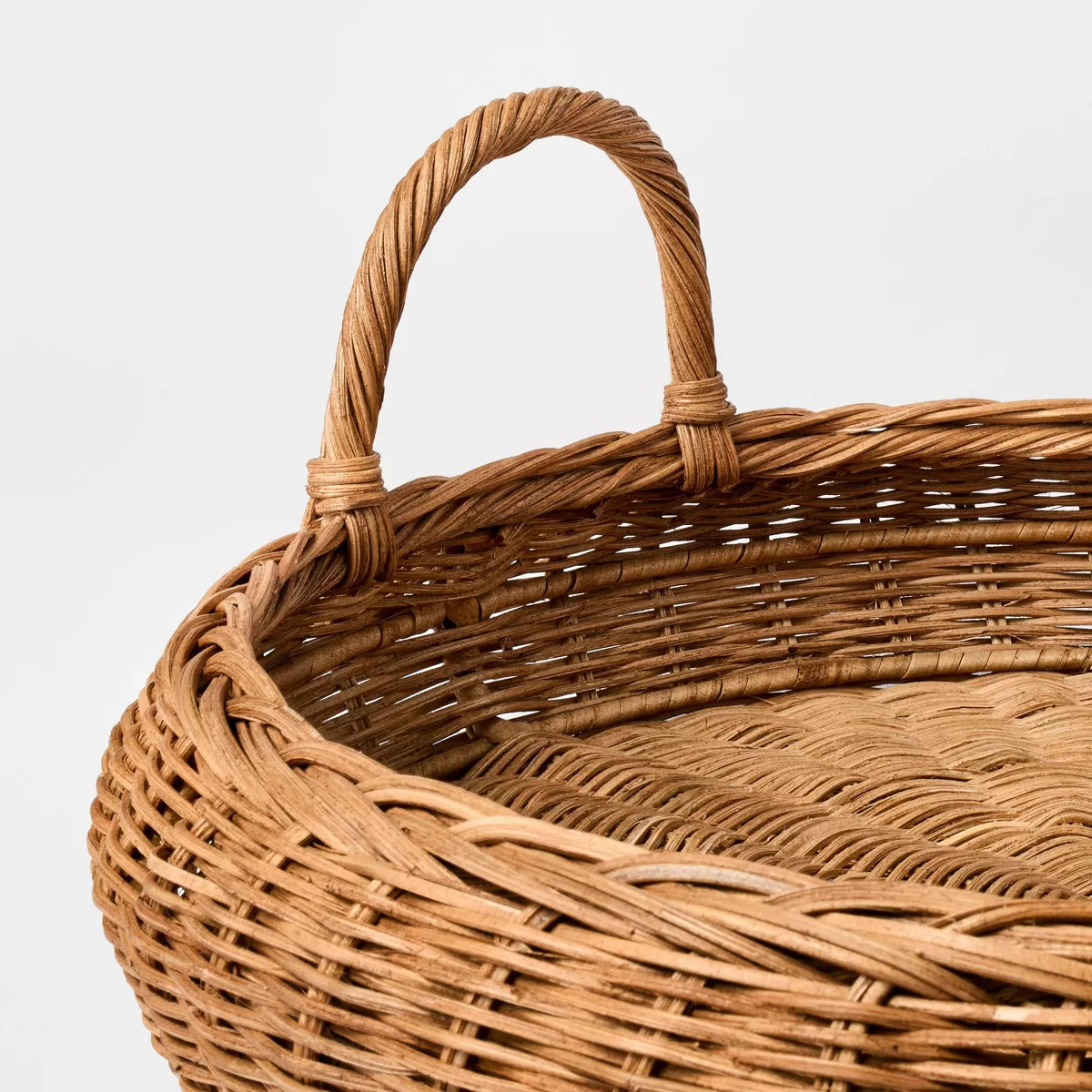 Braided Woven Rattan Tray - Threshold™ designed with Studio McGee | Target