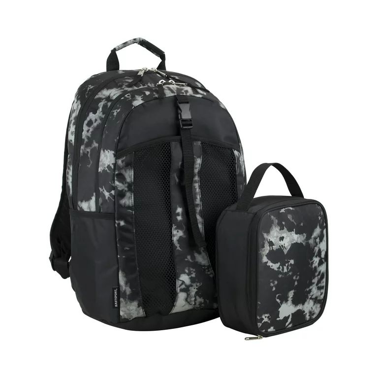 Eastsport Deluxe Backpack with Bonus Matching Lunch Bag, Grunge Tie Dye | Walmart (US)