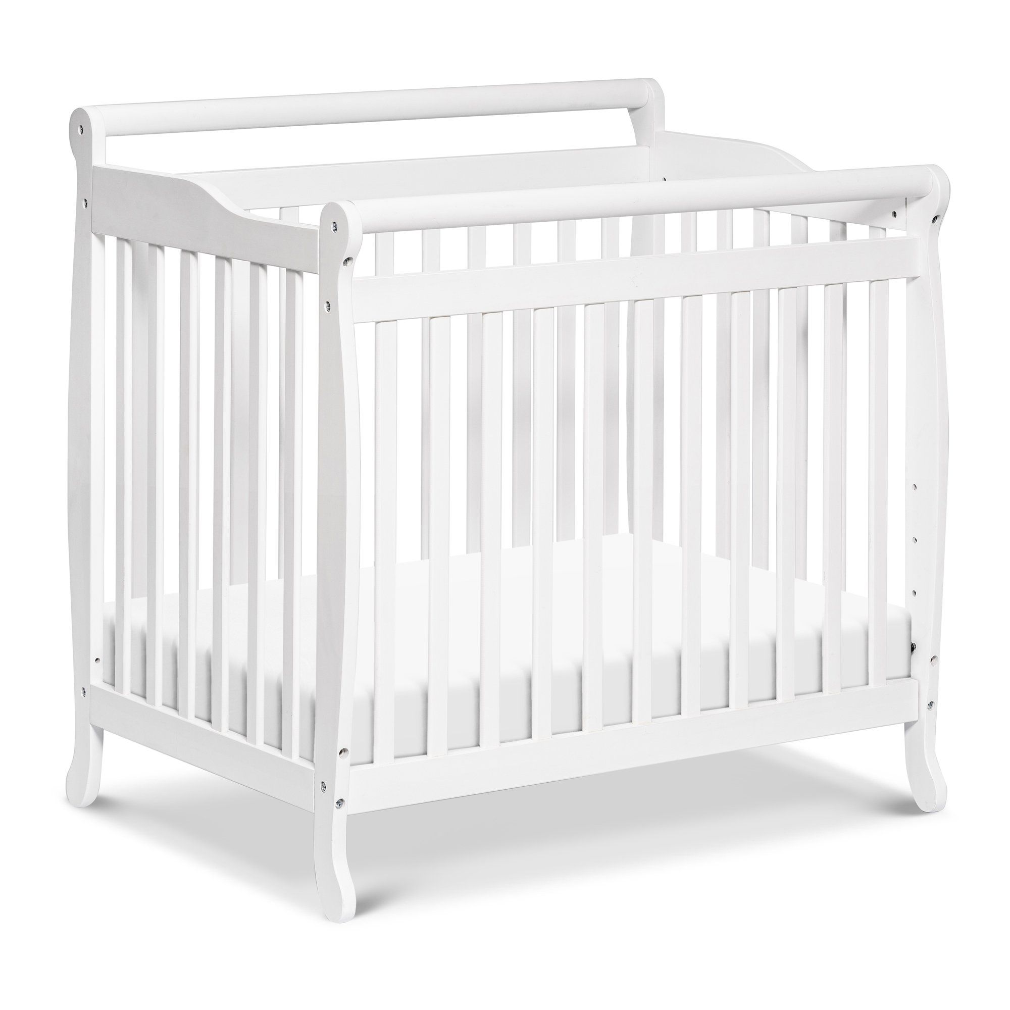 DaVinci Emily 2-in-1 Mini Crib and Twin Bed, White | Walmart (US)