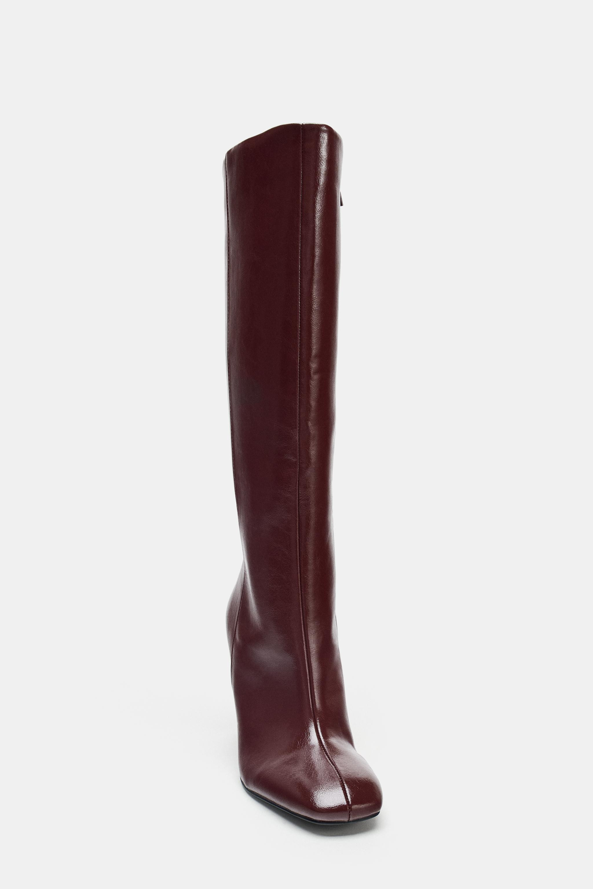 WIDE HEELED BOOTS | Zara US
