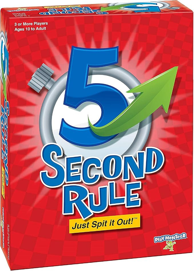 5 Second Rule Party Game - 2nd Edition - Think Fast and Shout Out Answers - Ages 10+ | Amazon (US)