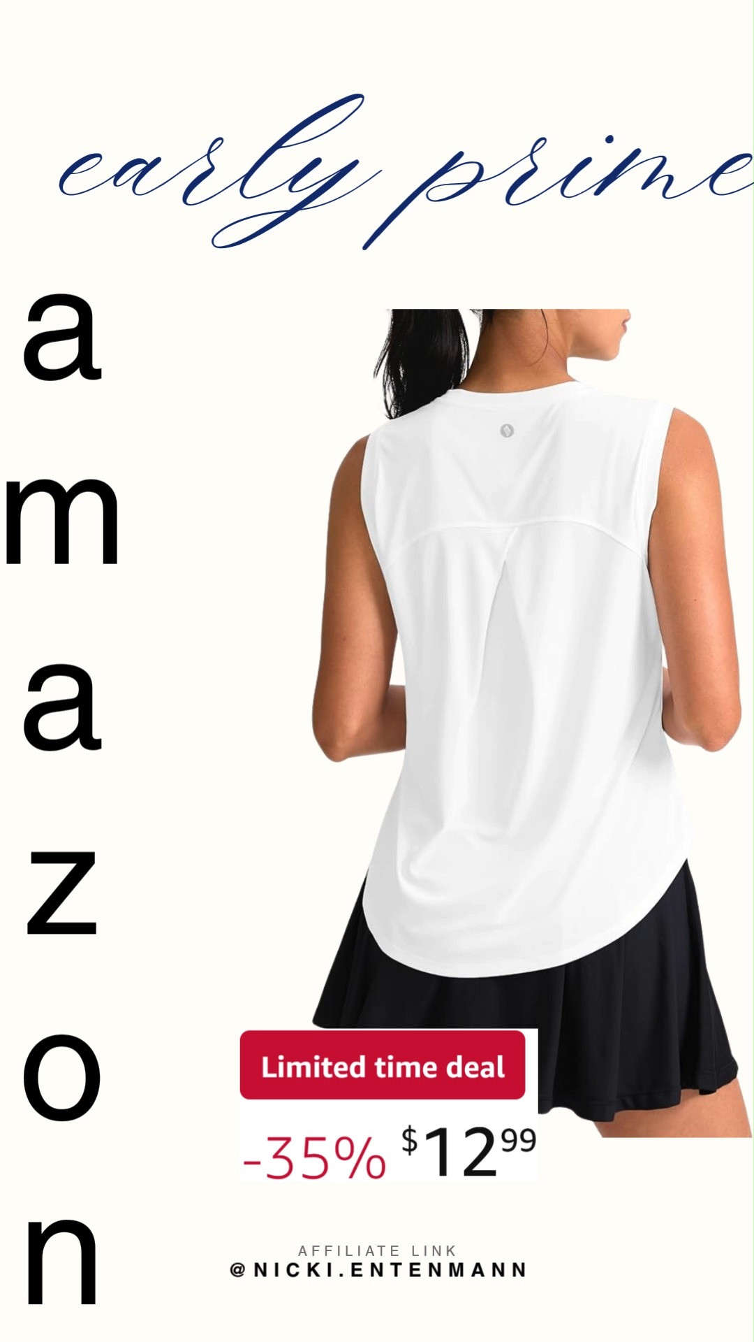 Sleeveless workout tops in breathable lightweight fabric keep women cool and confident through tennis, yoga, or running. Flattering fit and active comfort make these tanks perfect for every move 🧘‍♀️🎾🏃‍♀️  

#WorkoutTops #SleevelessShirts #ActiveWear #YogaShirts #TennisOutfit #RunningTank #WomenFitness #LightweightTops #AmazonFinds #AthleticStyle 

 #LTKootd #LTKActive #LTKSaleAlert