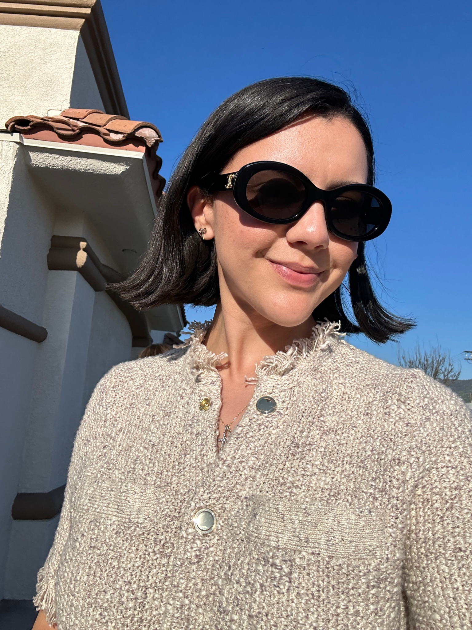 Loving this light tweed short sleeve cardigan! Perfect for spring and warmer weather 

#LTKstyletip