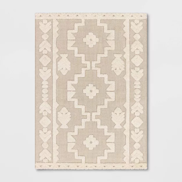 Outdoor Rug Tufted Cream - Opalhouse™ | Target