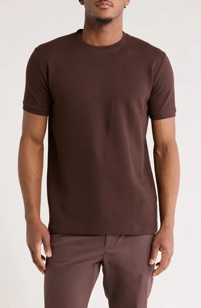 DENIM AND FLOWER Textured Crewneck T-Shirt | Nordstromrack | Nordstrom Rack