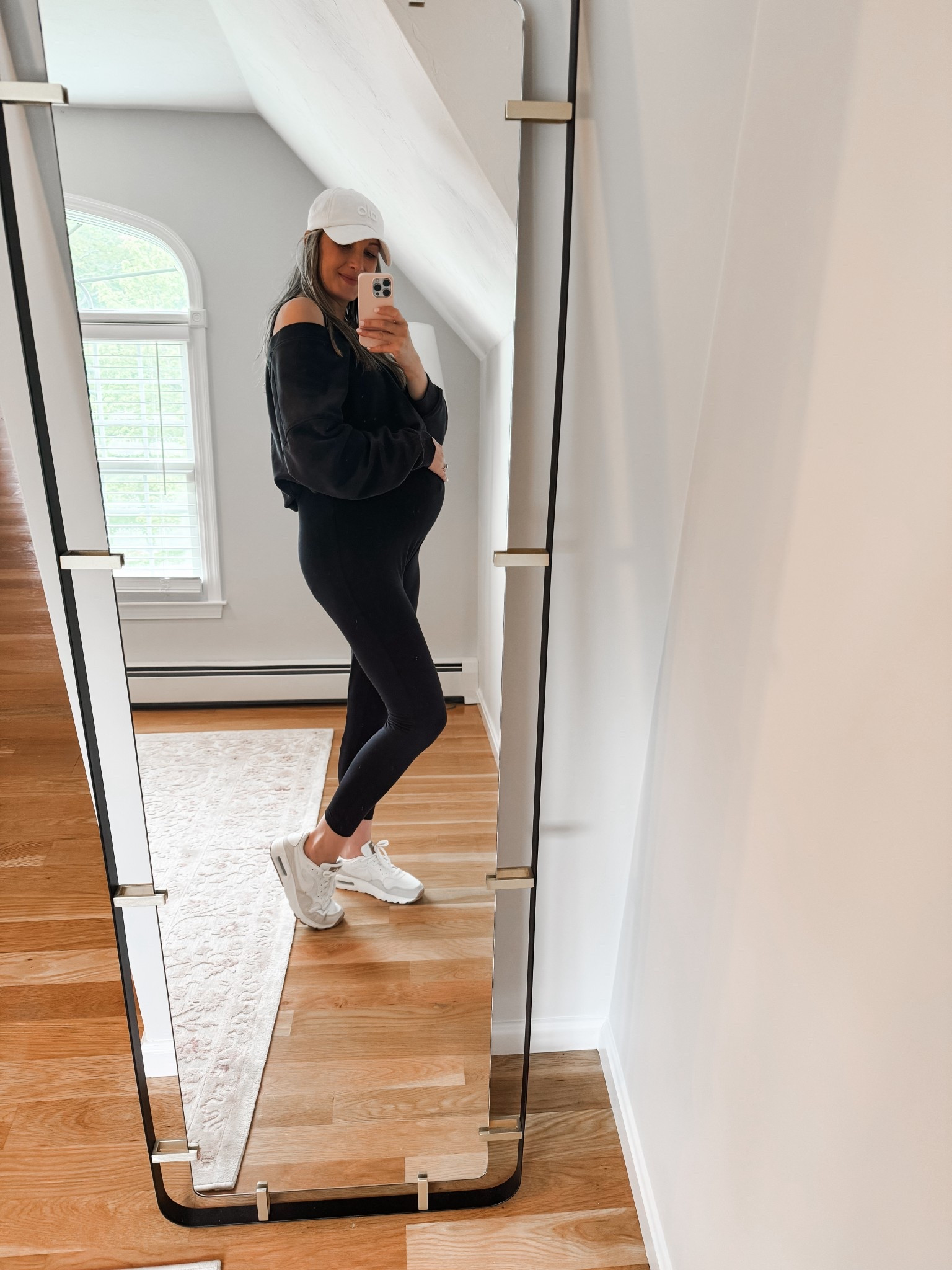 Cold and rainy weather again means I’m in my go to jumpsuit, off the shoulder sweatshirt, a hat and my new favorite sneakers 🖤

#LTKShoeCrush #LTKBump #LTKFindsUnder100