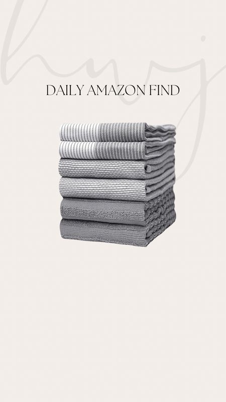 Amazon Daily Deal
6 Pack Kitchen, Hand Towels 
34% Off

#LTKfindsunder50 #LTKsalealert #LTKhome