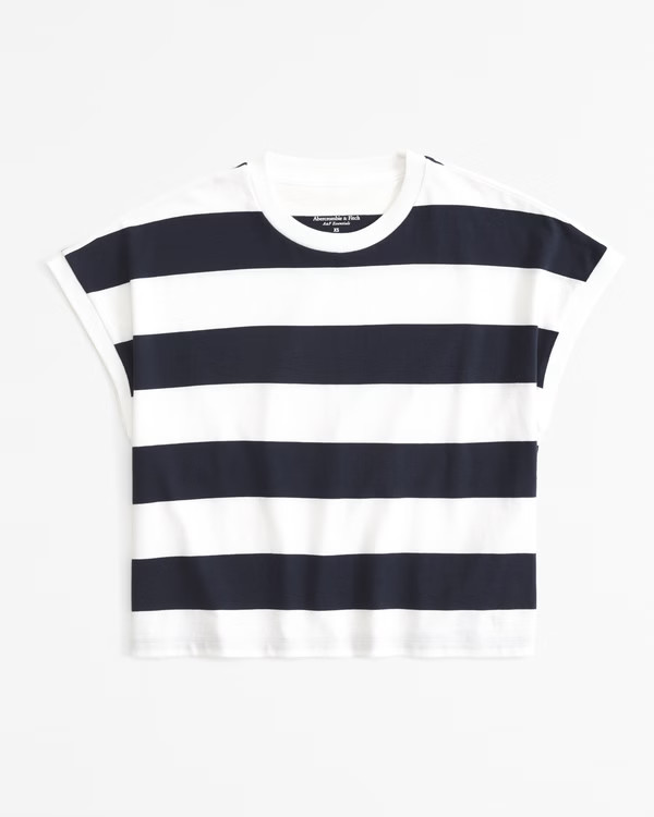 Premium Polished Dolman Tee | Abercrombie & Fitch (US)