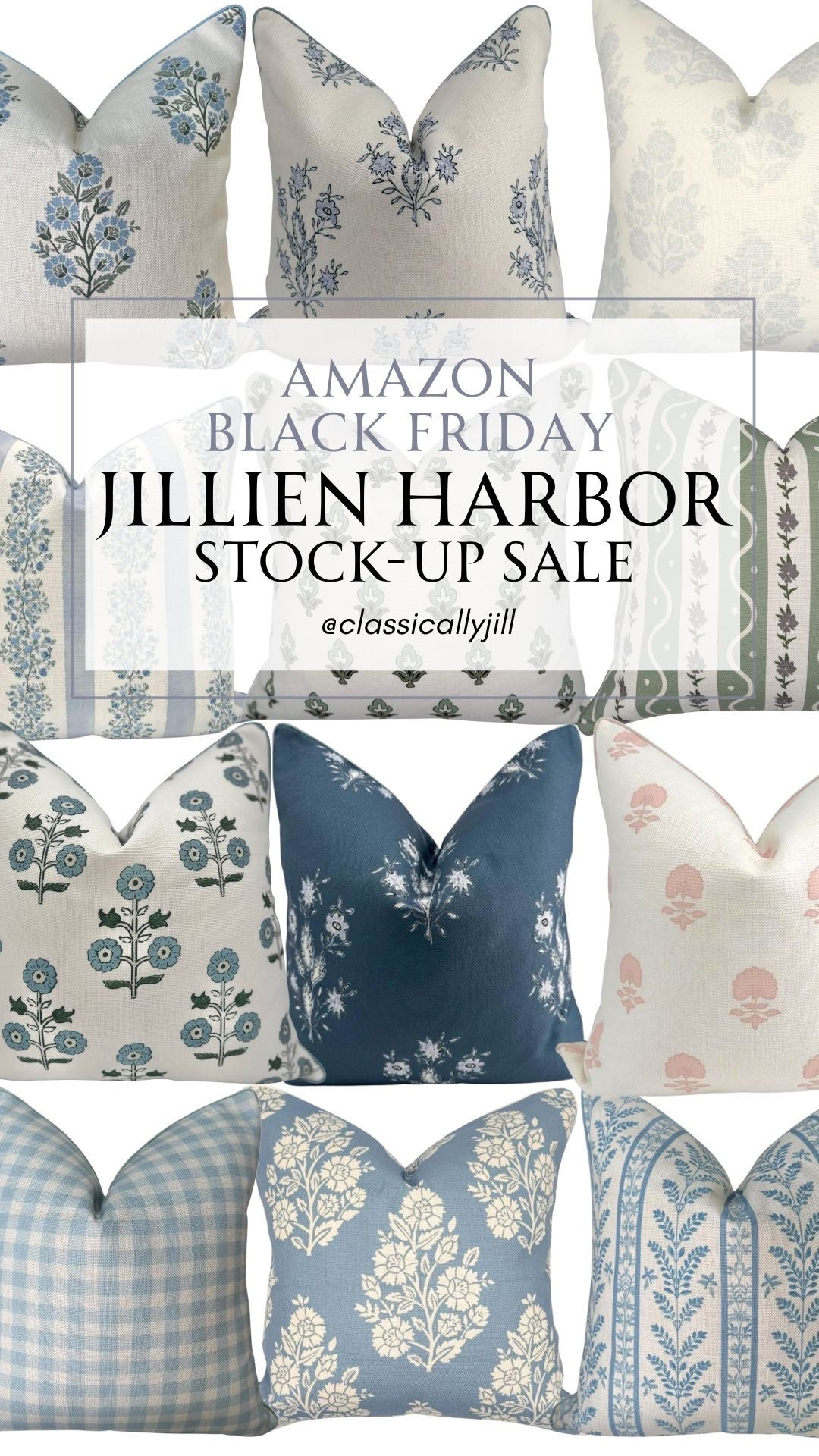 Jillien Harbor Pillow Sale! Click the link below to see all of our available pillows on Amazon Black Friday. This is a great time to stock up on Jillien Harbor throw pillow covers. They also make great gifts 😉🎁 Holiday gifts, patterned throw pillows, holiday season, seasonal throw pillows, coastal pillows, classic pillows, blue and white pillows

#LTKHoliday #LTKHome #LTKSaleAlert