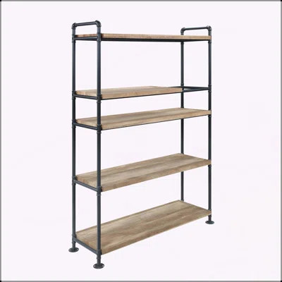 Charming Wooden Bookshelf with Stylish Design for Libraries | Wayfair North America