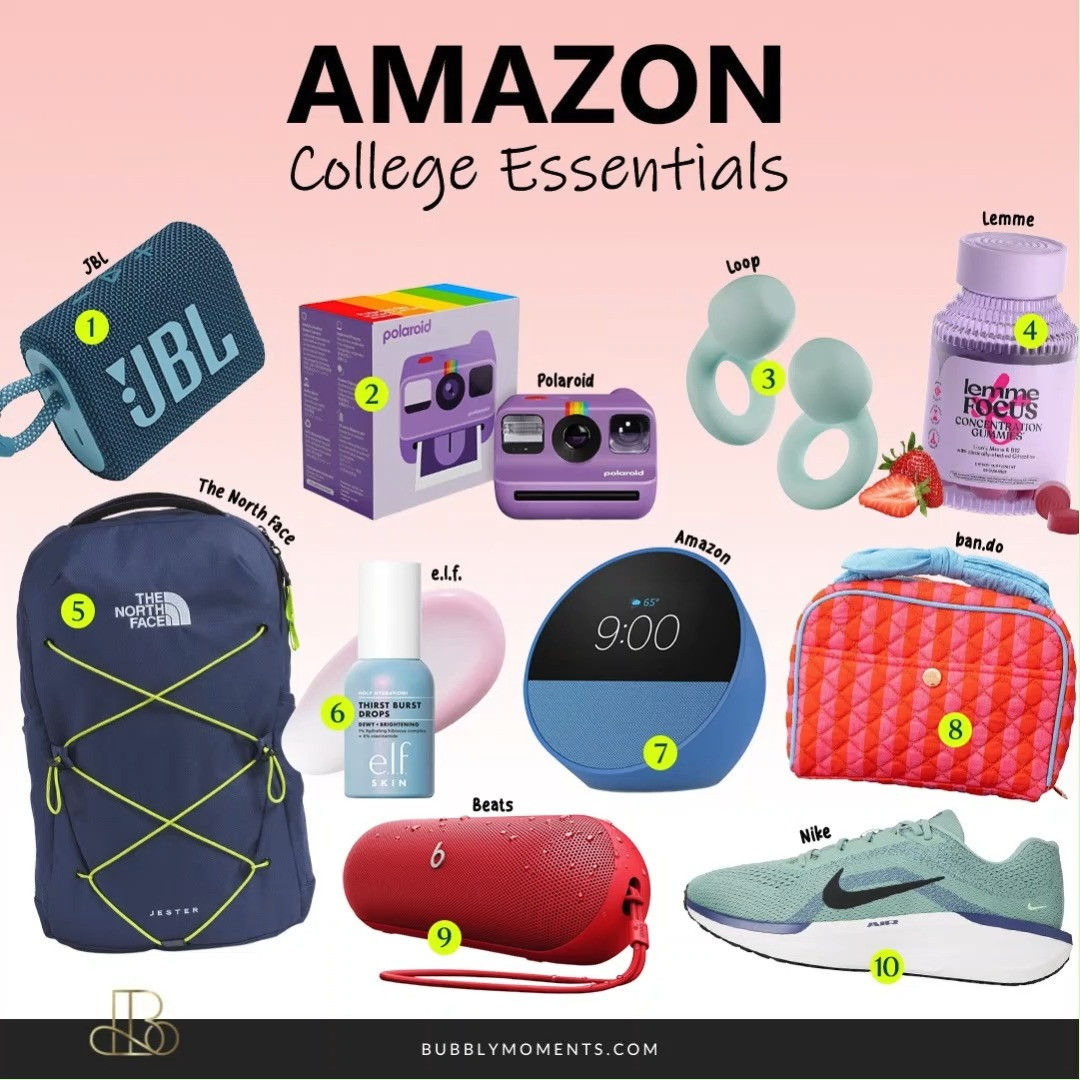 🎓 Getting ready for college? Check out these college essentials from Amazon that can help make student life easier. From dorm room basics and study supplies to everyday must-haves, these finds are perfect for staying organized and prepared throughout the school year. Whether you're a freshman or returning student, you'll find helpful items for campus life, studying, and your daily routine. Save this post for later and browse these college favorites!
#LTKFinds #LTKStyle #LTKSeasonal #CollegeEssentials #BackToSchool #CollegeLife #StudentLife #DormRoom #StudyEssentials #SchoolSupplies #CampusLife #AmazonFinds #AmazonFavorites #DormDecor #Organization #Productivity #CollegeMustHaves #UniversityLife #SchoolReady  

 