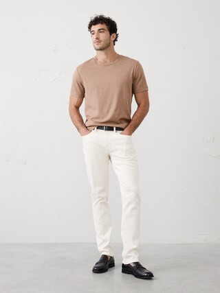 Luxe Touch Crew-Neck T-Shirt | Banana Republic Factory