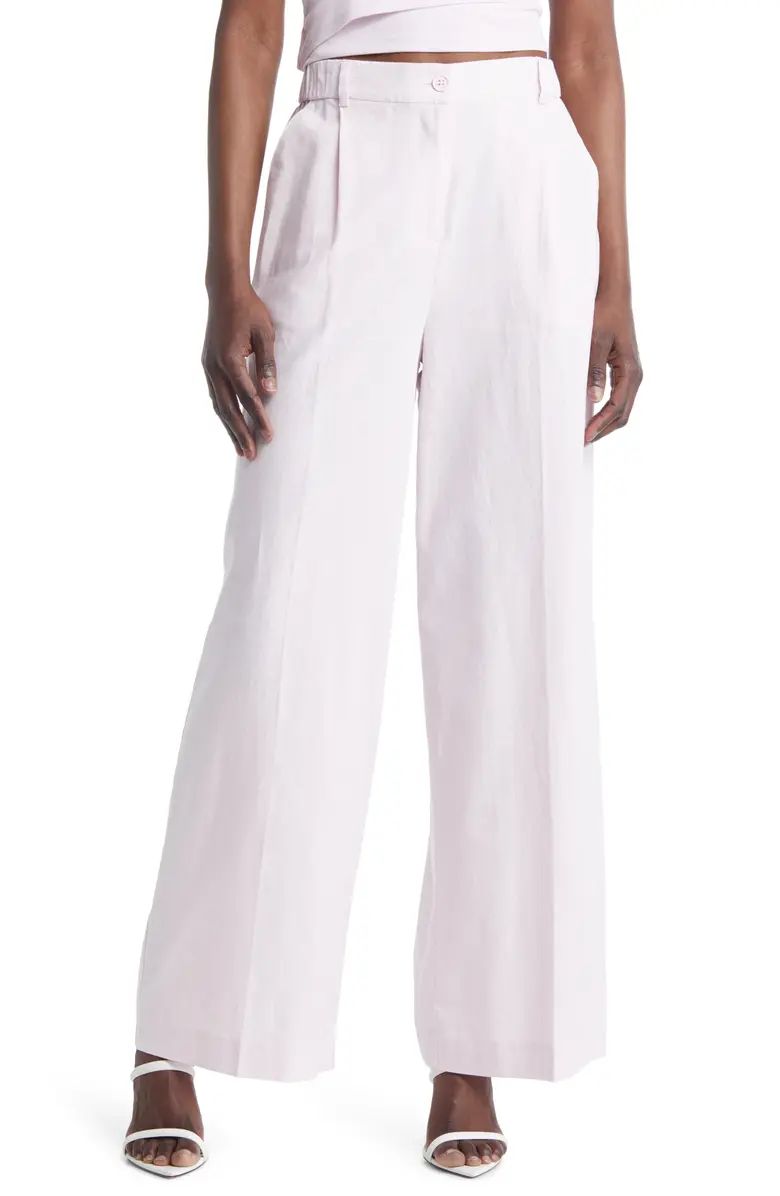 Linen Blend Trousers | Nordstrom