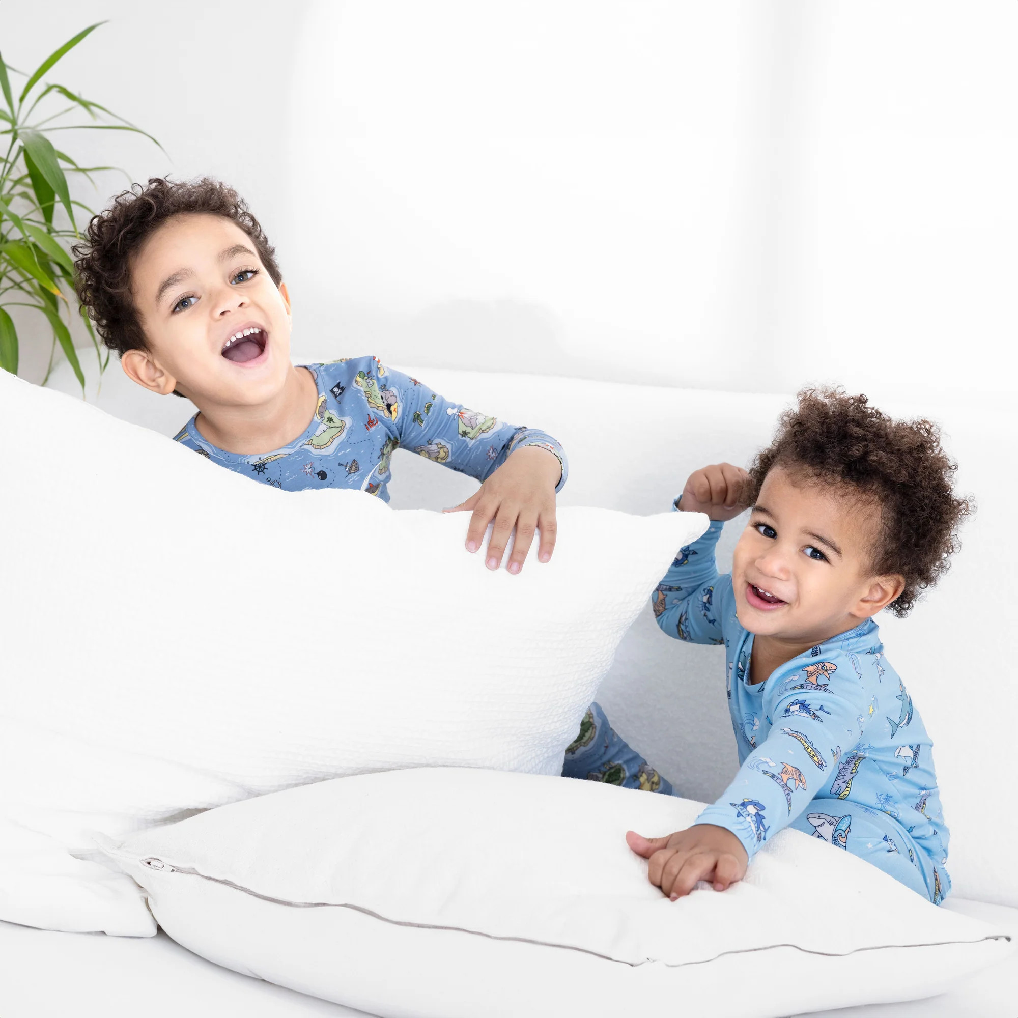 Shark School Bamboo Kids Pajamas | Bellabu Bear
