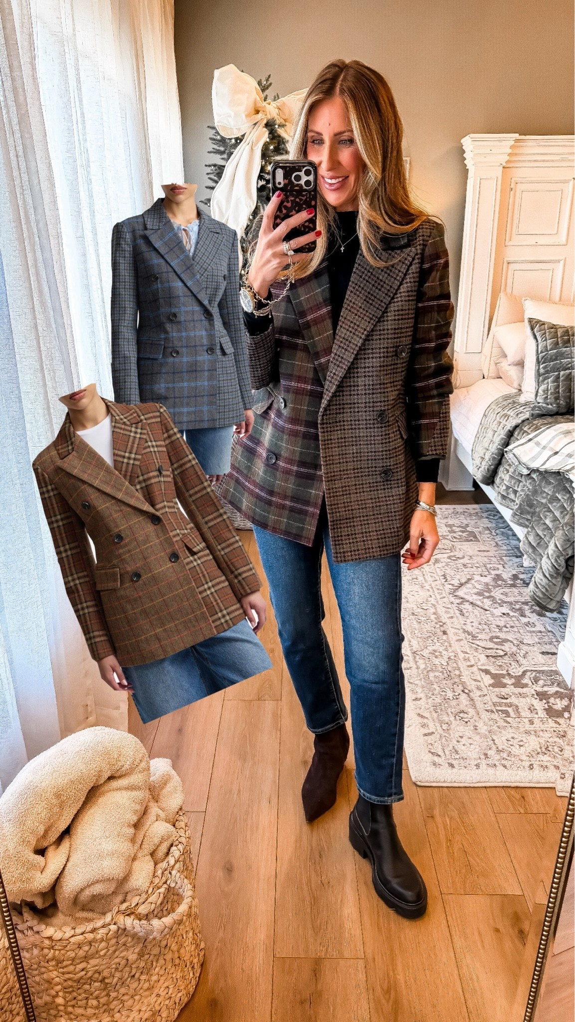 The blazer I bought last fall is back and in two different colors I get so many compliments on it. I think it’s super unique and really cute to wear with Slim jeans and a booty.

#LTKootd #LTKSaleAlert #LTKOver40