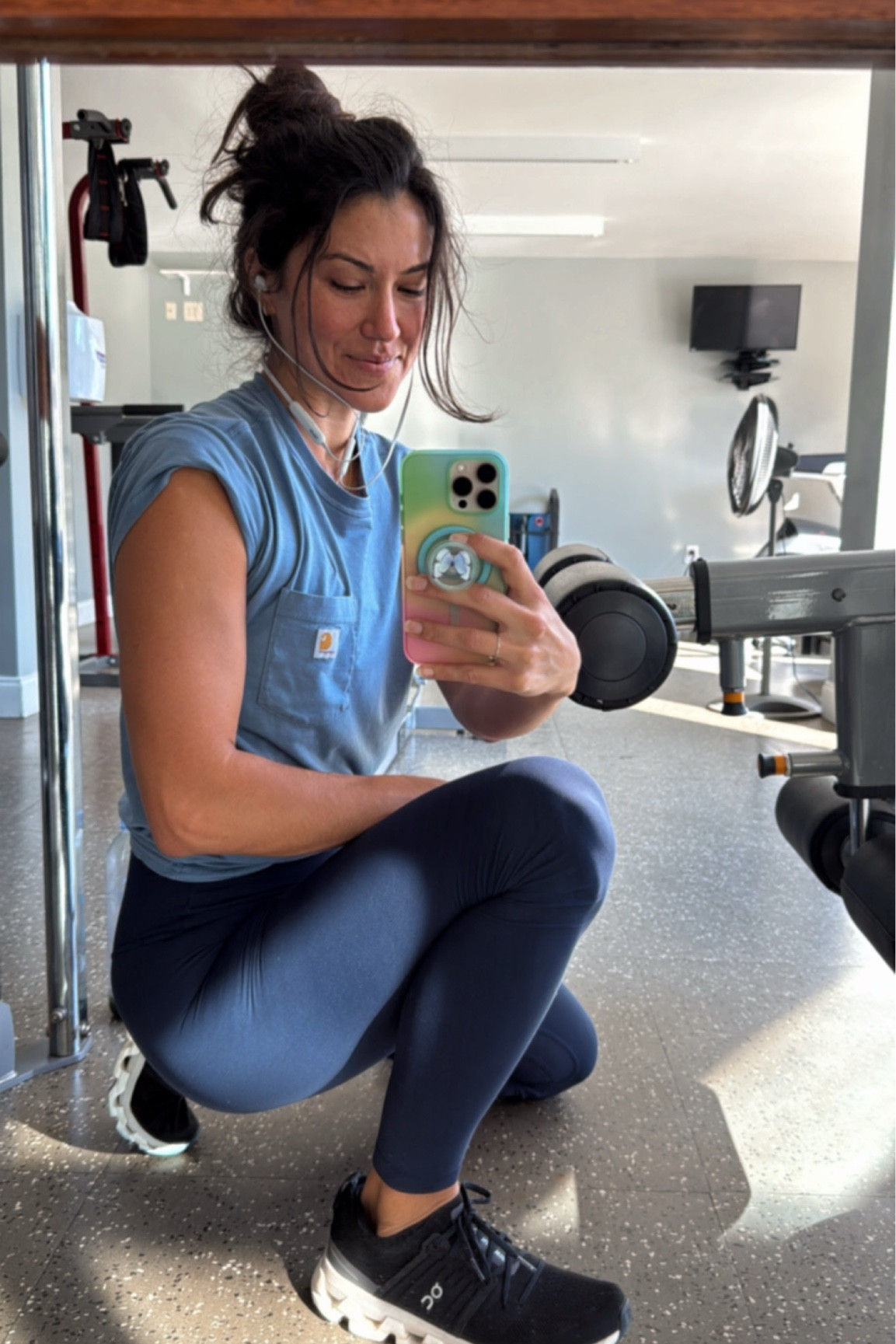 Today is spring workout outfit: 

New Carhartt Women's Tencel™ Fiber Series tees (obsessed, i have several colors, breathable and lightweight) 

Lululemon align leggings (size 6, inseam 28) 

On clouds 👟

#LTKTravel #LTKActive #LTKFitness